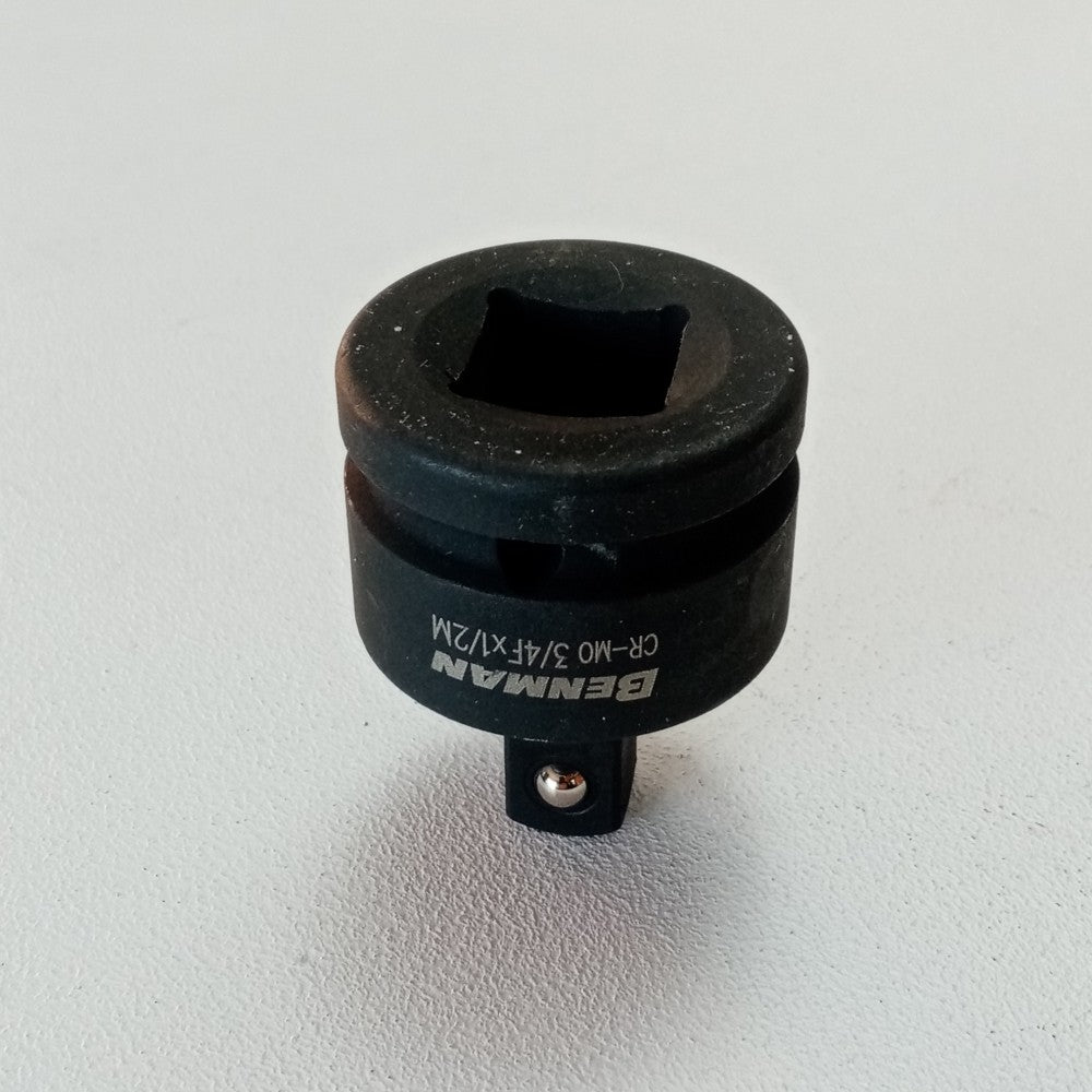 Benman adattatore 3/4 f x 1/2 m riduttore per chiave a bussola ad impulsi