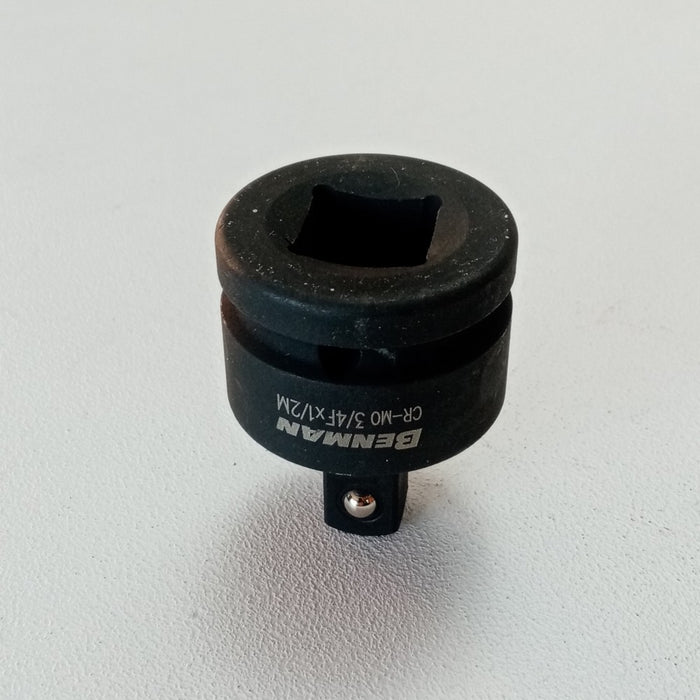Benman adattatore 3/4 f x 1/2 m riduttore per chiave a bussola ad impulsi