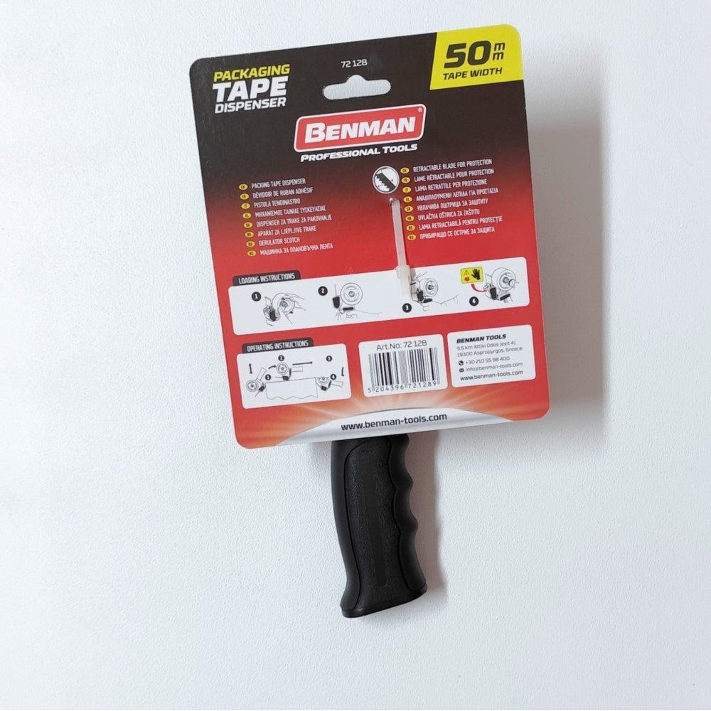 Benman dispenser tendinastro professionale per nastri da 50mm