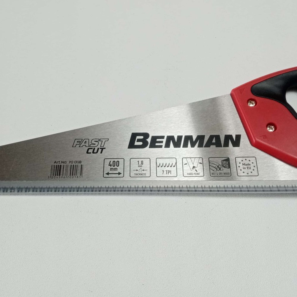 Benman fast cut da 400mm segaccio professionale bilama per taglio legno impugnatura ergonomica