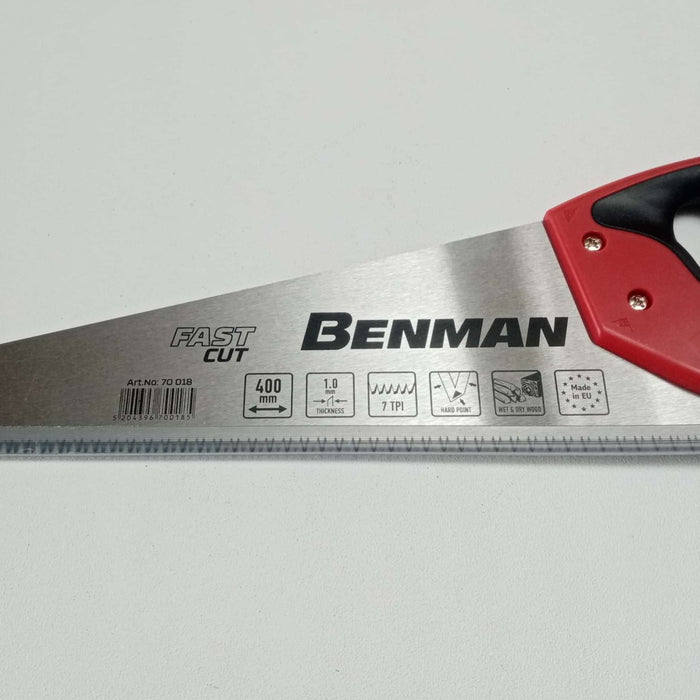 Benman fast cut da 400mm segaccio professionale bilama per taglio legno impugnatura ergonomica