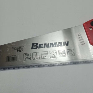 Benman fast cut da 500mm segaccio professionale bilama per taglio legno impugnatura ergonomica