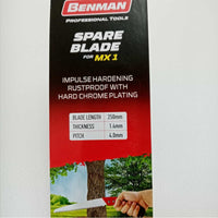 Benman lama di ricambio dritta da 250mm per svettatoio segaccio modello mx1-250