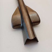 Benman scalpello punta a sgorbia da 35mm ed alette per tassellatore sds-max - lunghezza 380mm