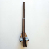 Benman scalpello punta a sgorbia da 35mm ed alette per tassellatore sds-max - lunghezza 380mm