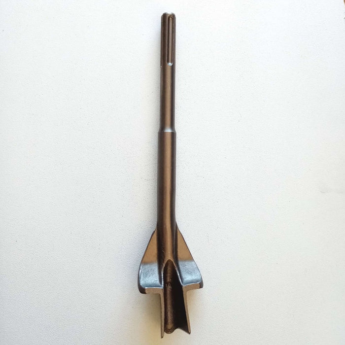 Benman scalpello punta a sgorbia da 35mm ed alette per tassellatore sds-max - lunghezza 380mm