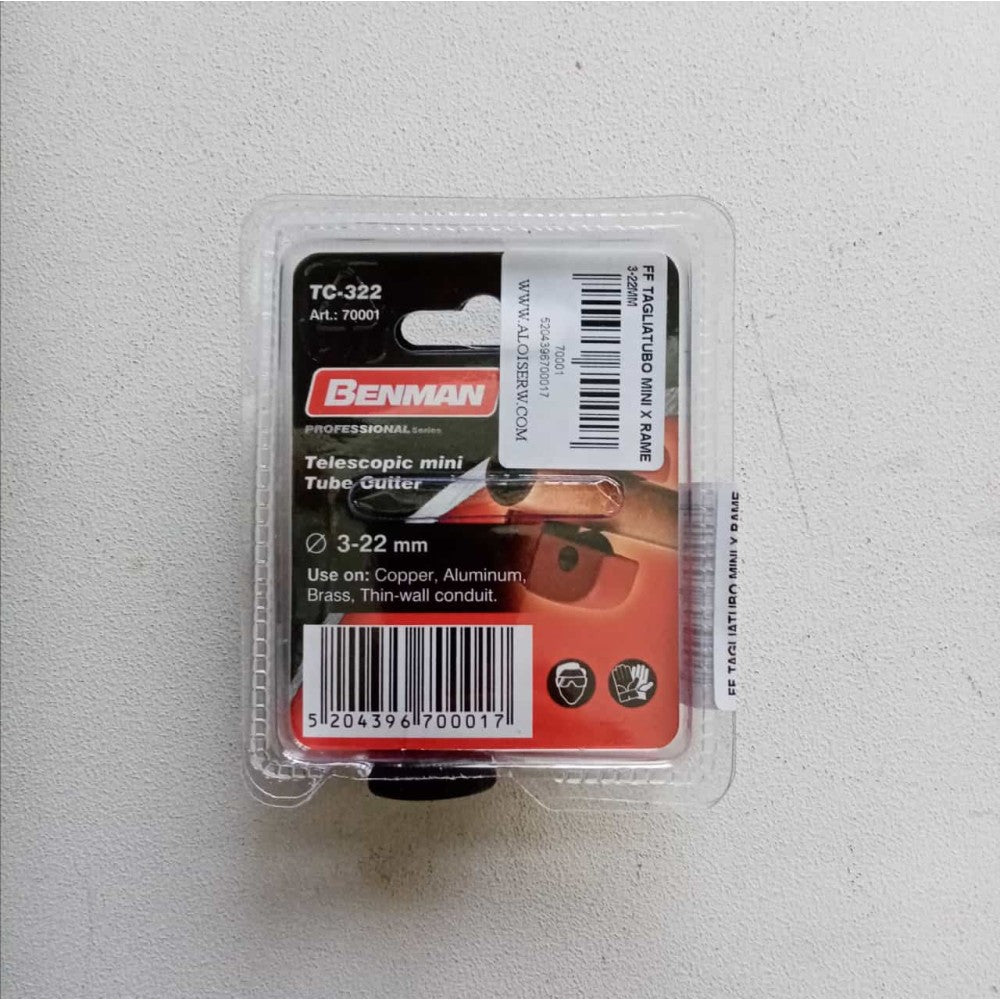 Benman tagliatubo mini per tagli da 3 a 22mm - uso professionale