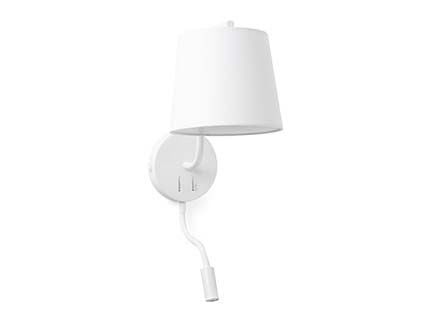 BERNI, Applique con Lettore LED, Faro Barcelona