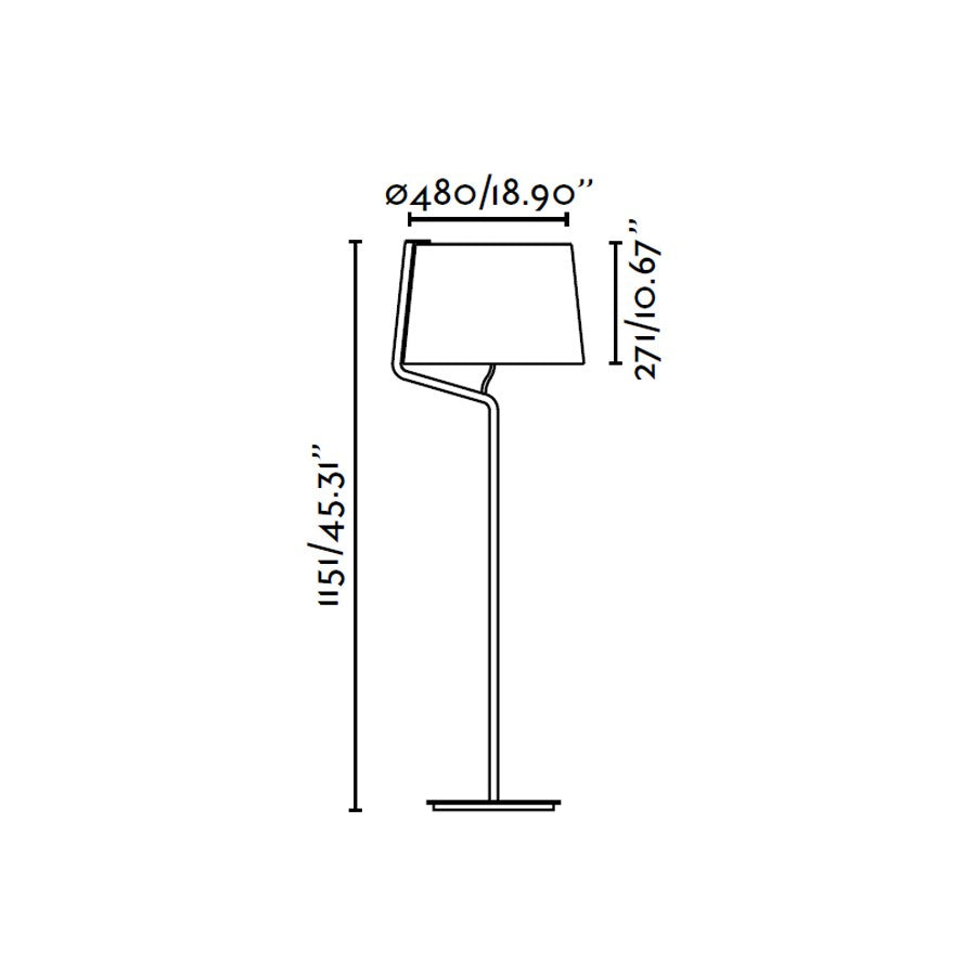 BERNI, Piantana per Interni, Faro Barcelona