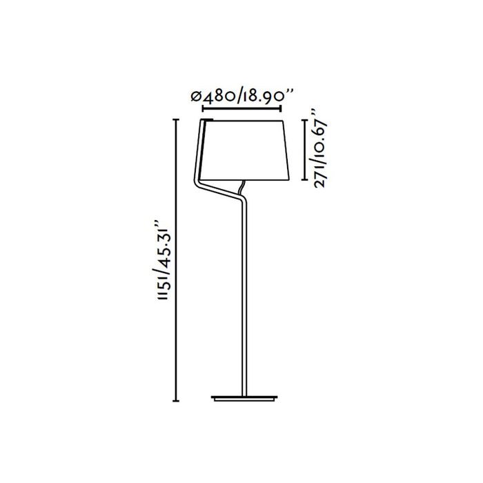 BERNI, Piantana per Interni, Faro Barcelona
