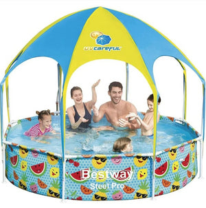 BESTWAY PISCINA C-TELAIO+COPERT+DOCCIA 244X51H 56432 - Bestway