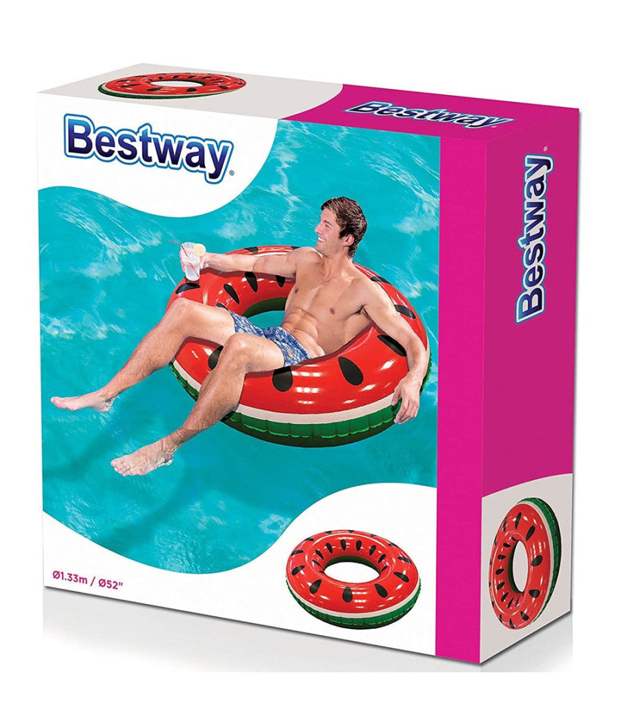 Bestway Salvagente Fashion Ciambella Gonfiabile Frutta Assorta Ananas E Anguria         