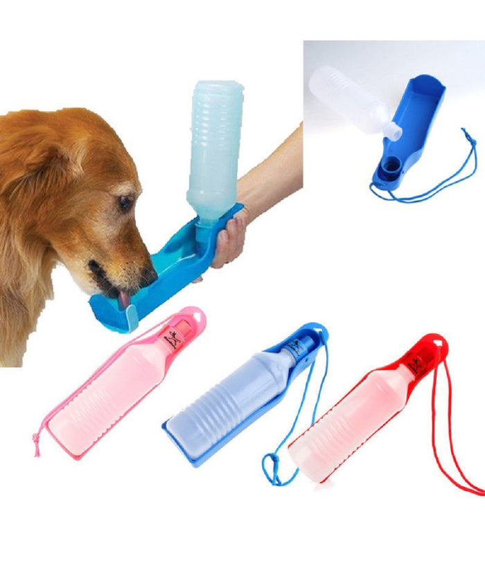 Beverino Borraccia Ciotola Acqua Per Cani Animali Da Viaggio 250ml Portatile         