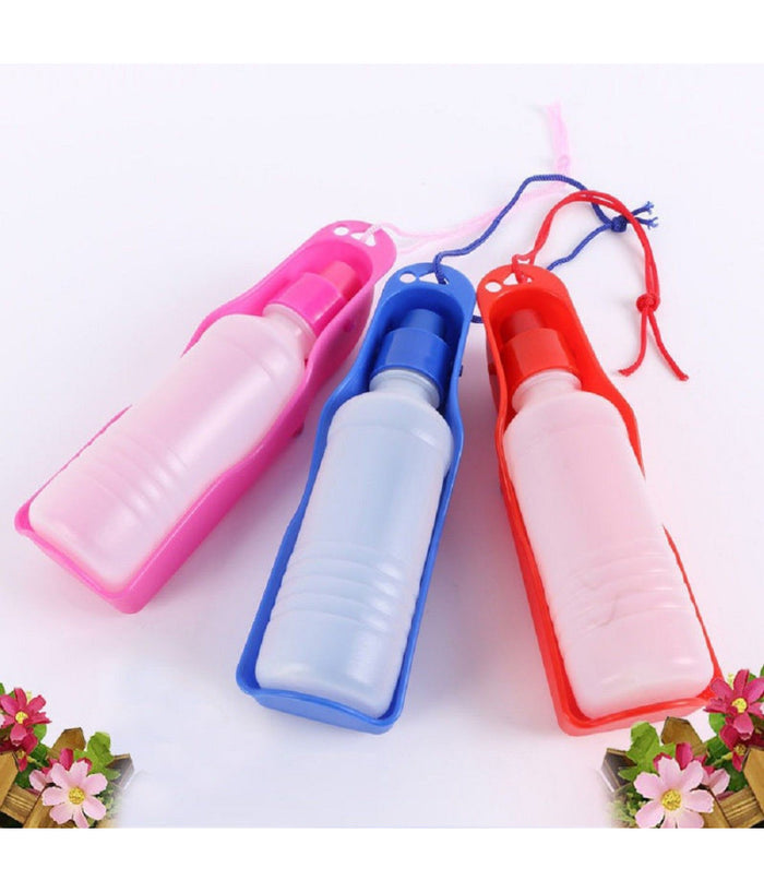 Beverino Borraccia Ciotola Acqua Per Cani Animali Da Viaggio 250ml Portatile         