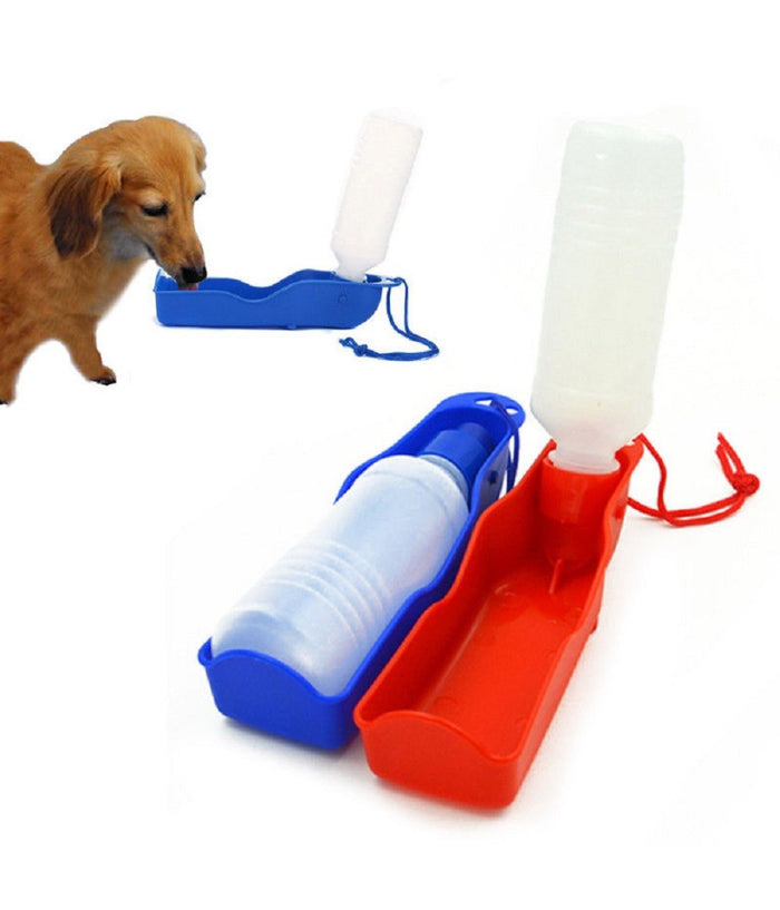 Beverino Borraccia Ciotola Acqua Per Cani Animali Da Viaggio 250ml Portatile         