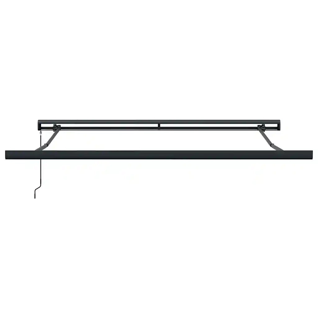 Tenda Retrattile Arancione e Marrone 3x2,5m Tessuto e Alluminio 3154566