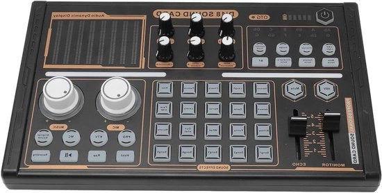 Carta di Sono Live DJ18 con Connessione Effetti Multi e Riduzione Rumore - Frequenza di Campionamento: 48 KHZ - Ideale per l'Uso in Casa e all'Aperto