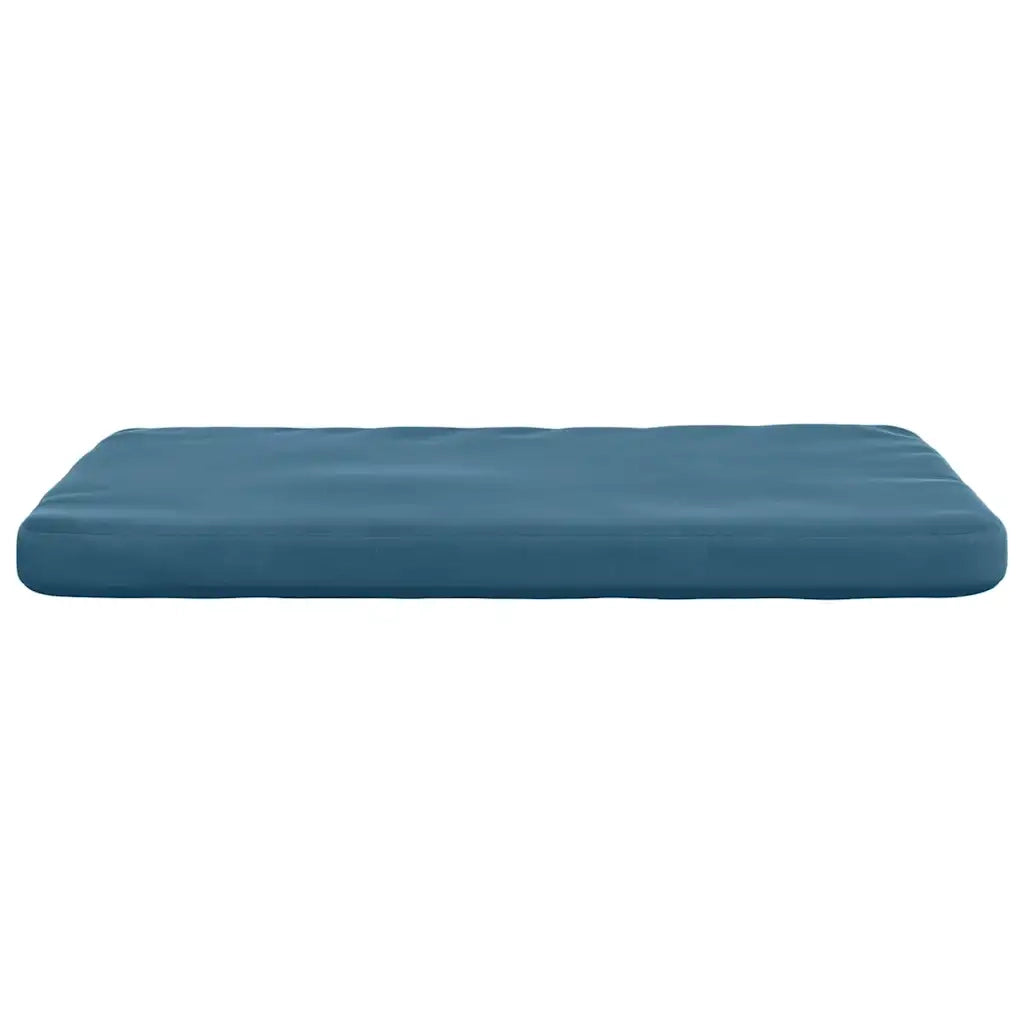 Cuscini per Seduta 4 pcs Blu 40 x 40 x 3 cm Velluto
