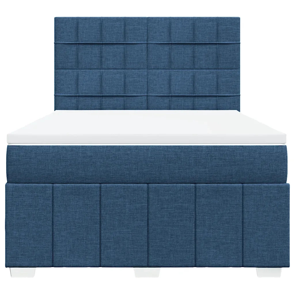 Giroletto a Molle con Materasso Blu 160x200 cm in Tessuto 3294025