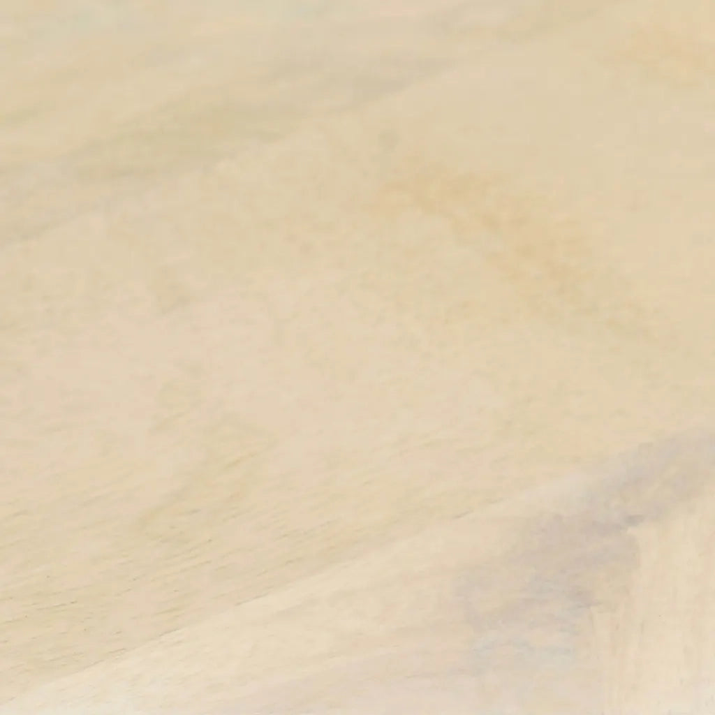 Tavolino da Salotto Bianco 68x68x30 cm Legno Massello di Mango 323535