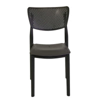 Sedia 44x53xh84 cm in Polipropilene Alezio Antracite