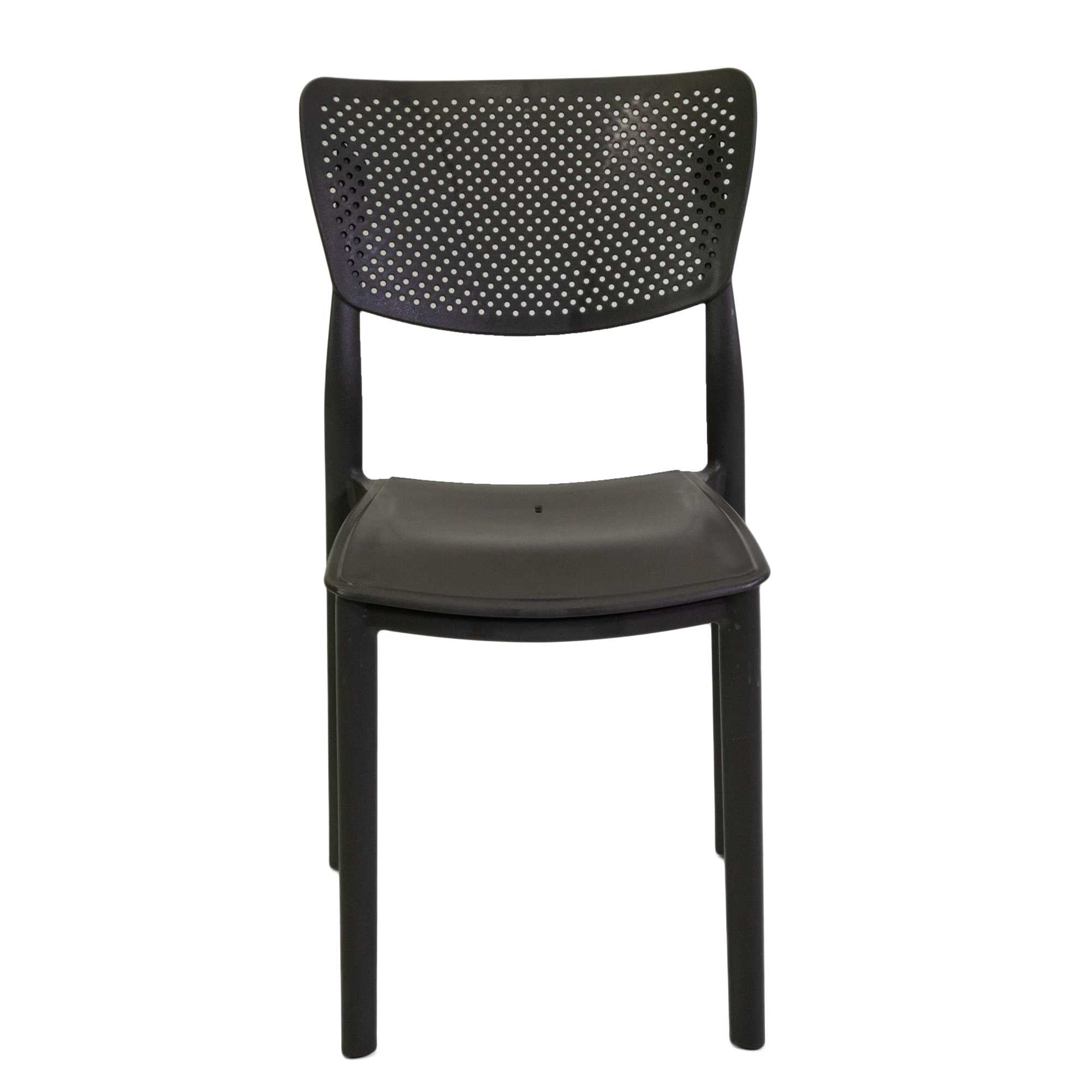 Sedia 44x53xh84 cm in Polipropilene Alezio Antracite