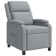 Poltrona reclinabile Grigio Chiaro Tessuto 42034849