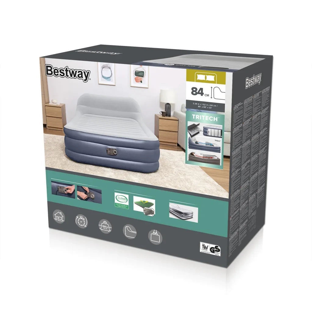 Bestway Letto ad Aria con Pompa Integrata 226x152x84 cm 93795