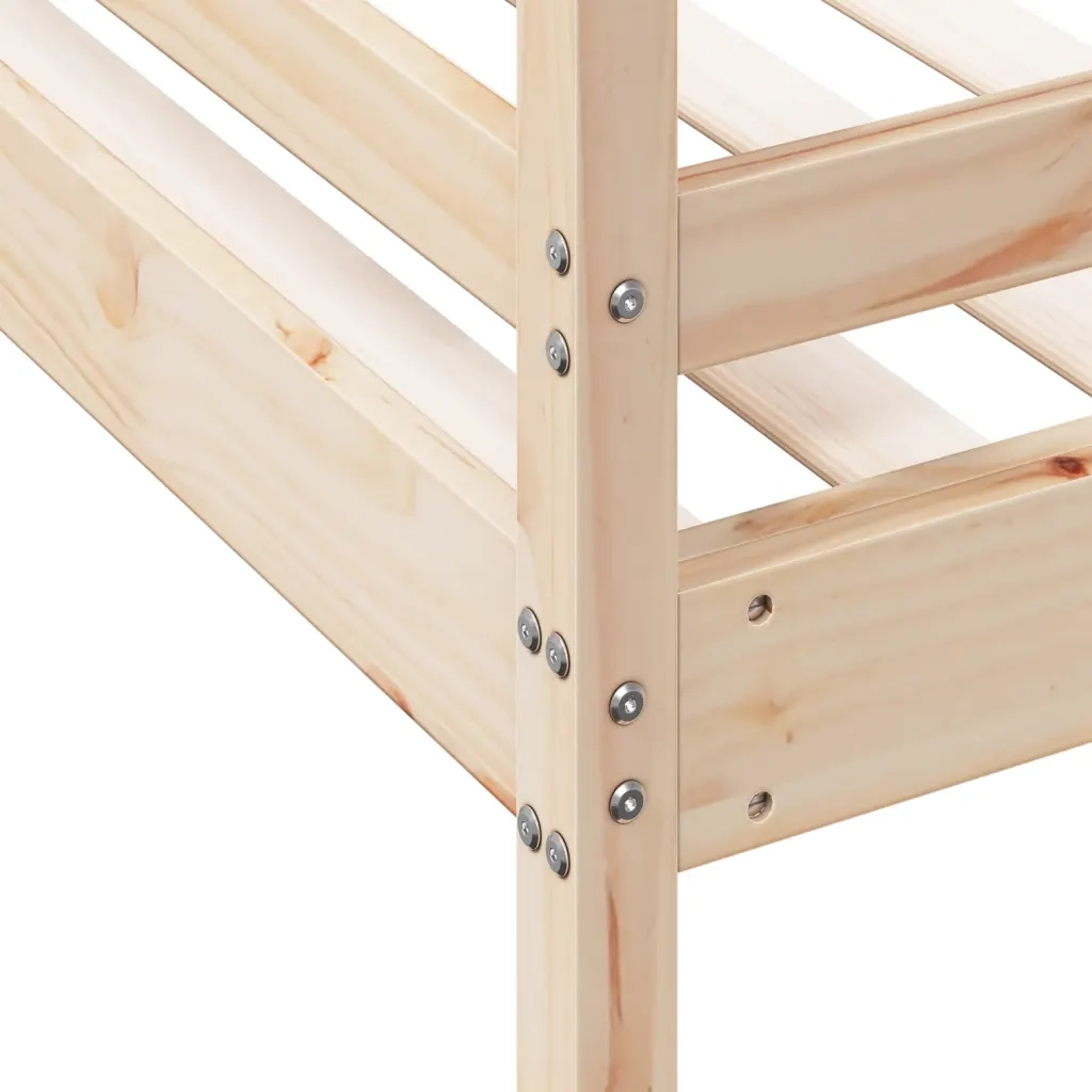 Letto da camera | Letto a Castello 80x200/120x200 cm in Legno Massello di Pino
