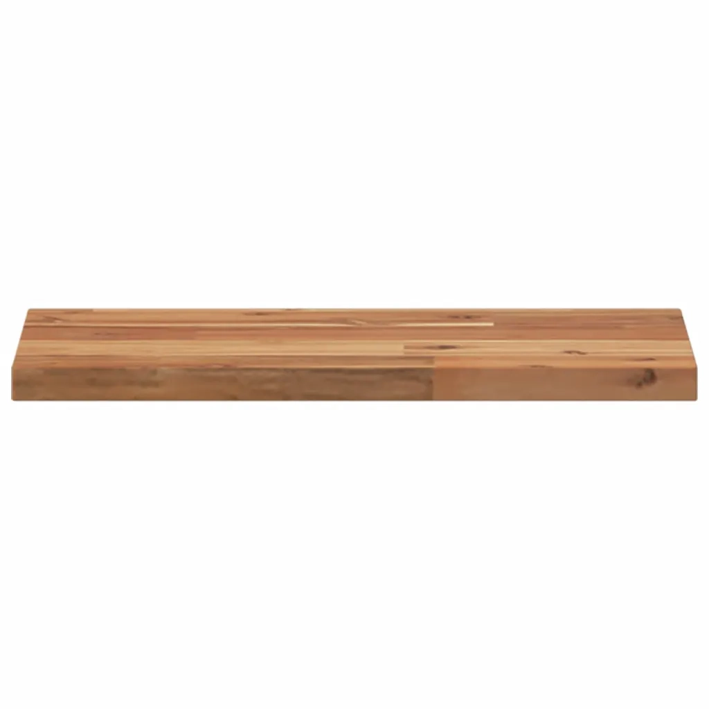 Mensole da Parete 2 pz 60x20x2 cm Legno Acacia Rifinito a Olio 3279500