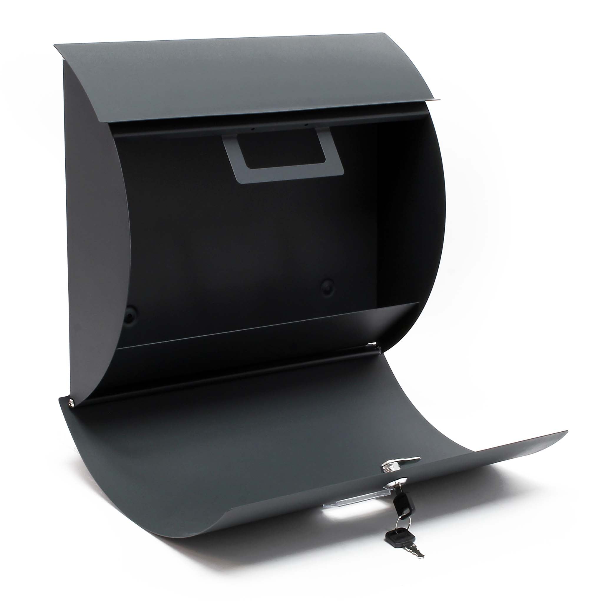 Set Cassetta postale doppia autoportante V17 antracite con telaio di supporto