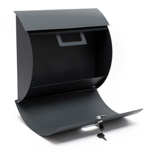 Set Cassetta postale doppia autoportante V17 antracite con telaio di supporto