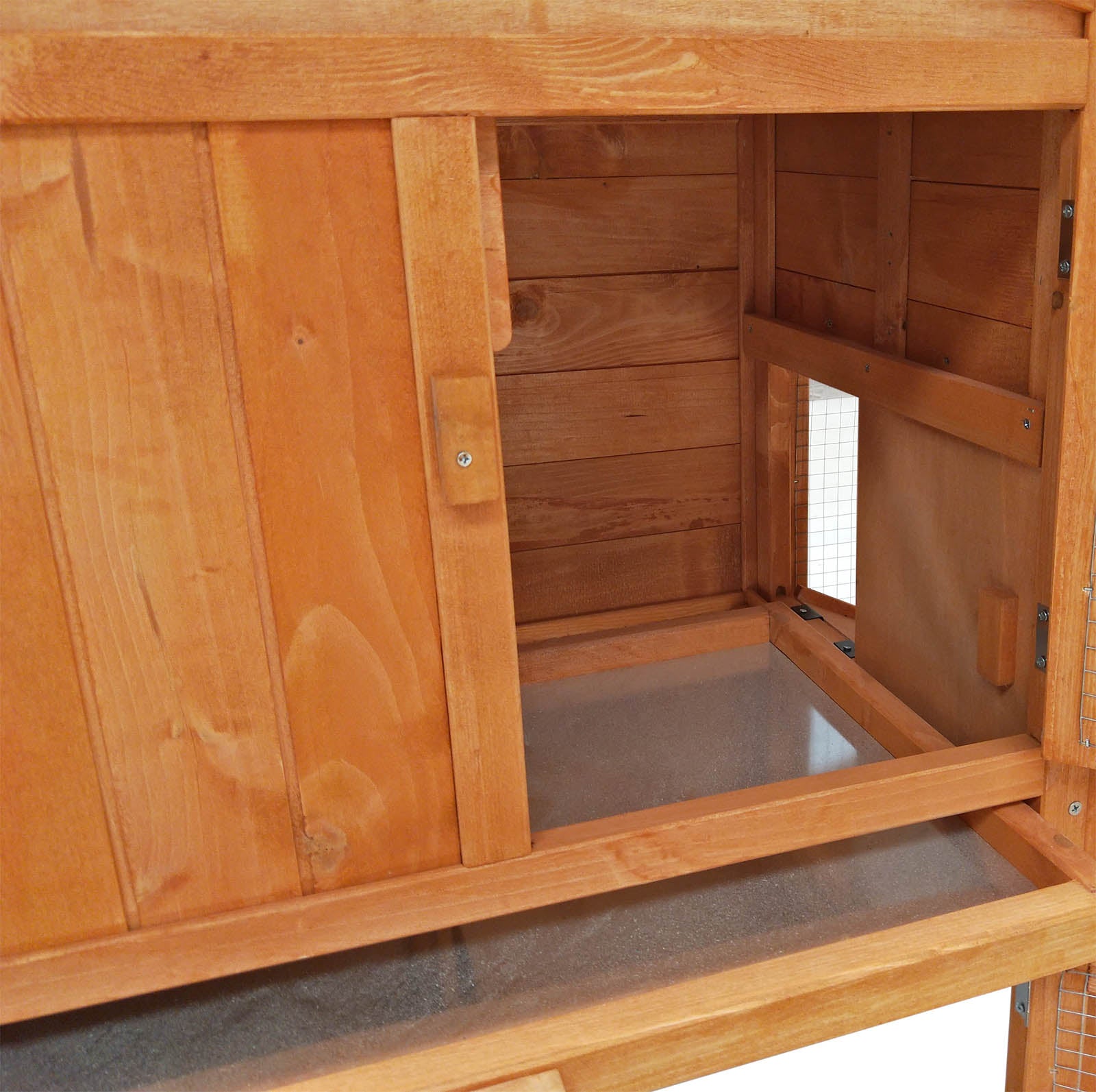 Conigliera con recinto esterno Gabbia per conigli lepri