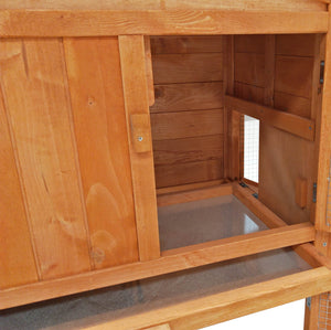 Conigliera con recinto esterno Gabbia per conigli lepri