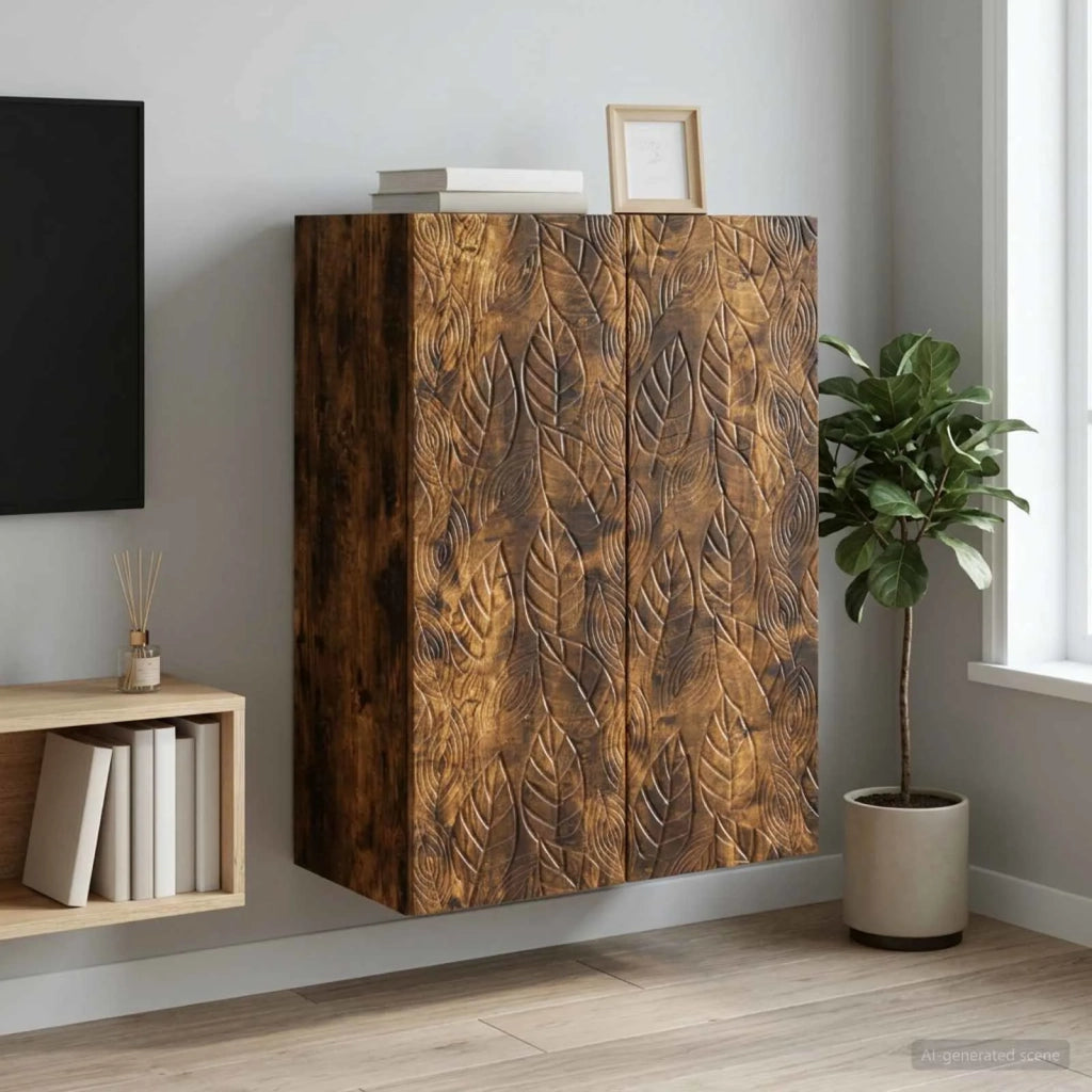 Mobiletto a muro 66 x 34,5 x 90 cm Legno ingegnerizzato 898740