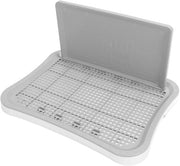 Piscina per cani con Parete Rimovibile - Panchina Trainabile Portatile - Ciotola per Cani in Plastica - Facile da Installare - Adatto per Interno ed Esterno - Box per Cani