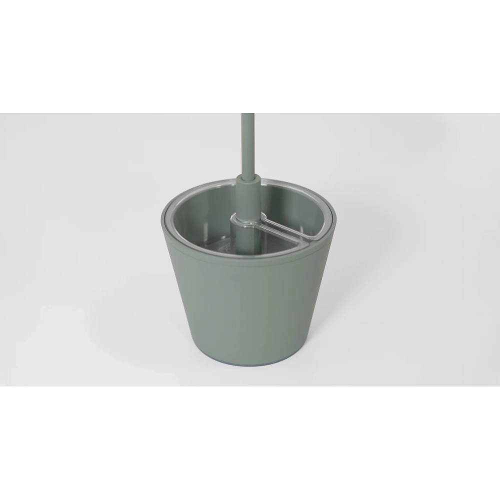 Lampada a led da tavolo Poldina Reverso Sabbia ricaricabile e dimmerabile con batteria fino a 12 ore. Da esterno IP65