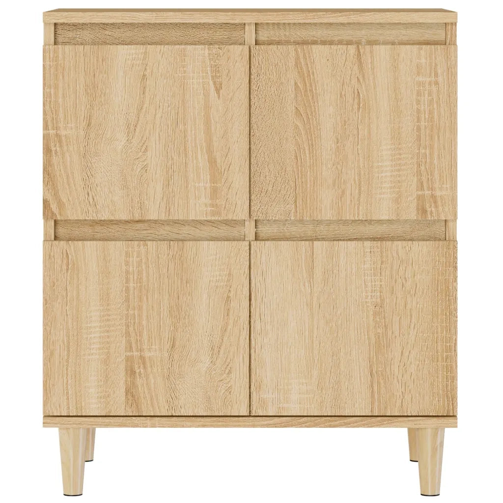 Credenze 3pz Rovere Sonoma 60x35x70 cm in Legno Multistrato 3185770