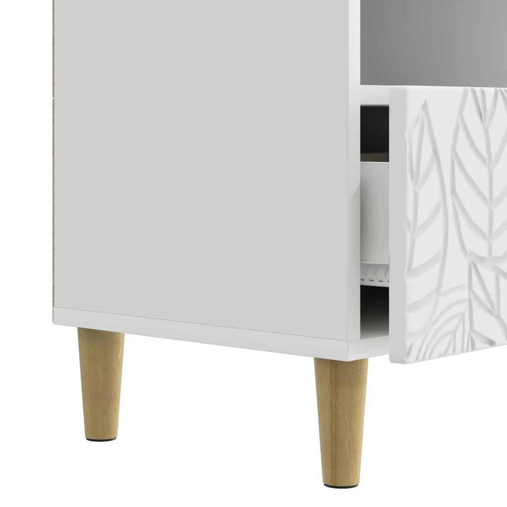 Mobile TV-Credenza per TV 102 x 34,5 x 50 cm Bianco Legno ingegnerizzato 470063