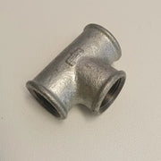 Raccordo fff da 2'' tee t ghisa zincata malleabile raccordo di connessione a 3 vie