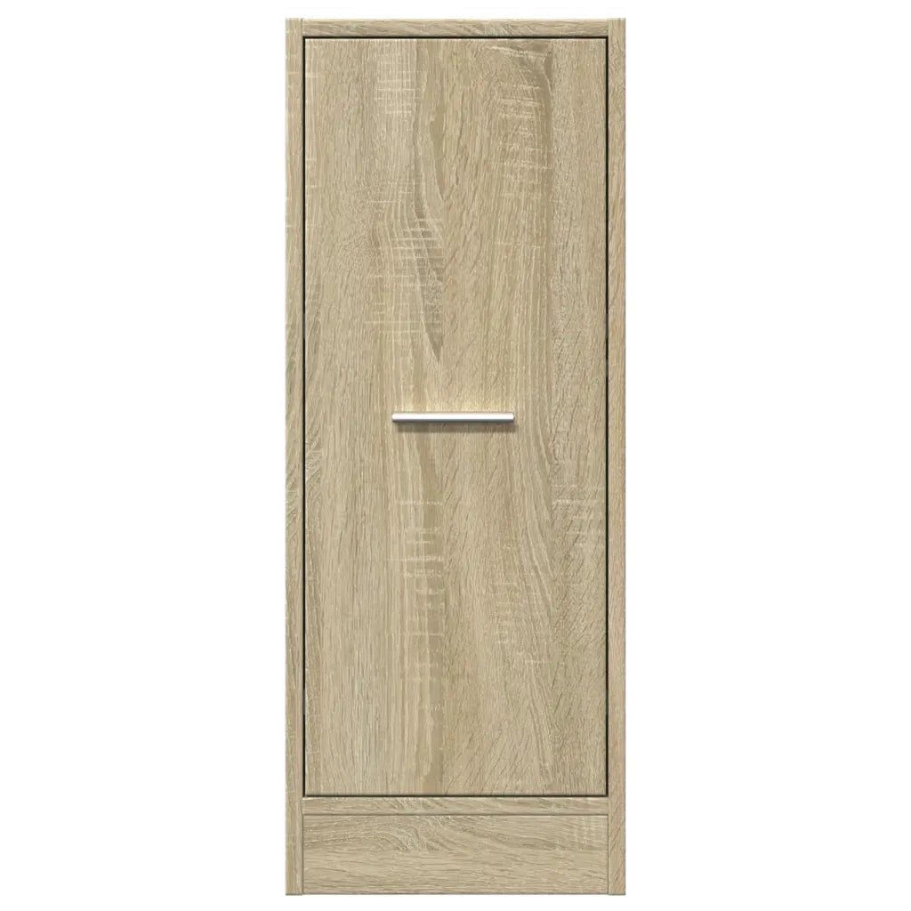 Mobiletto da farmacia multifunzionale contenitore 30 x 41 x 77 cm design classico legno di rovere Sonoma ingegnerizzato 02_0050603