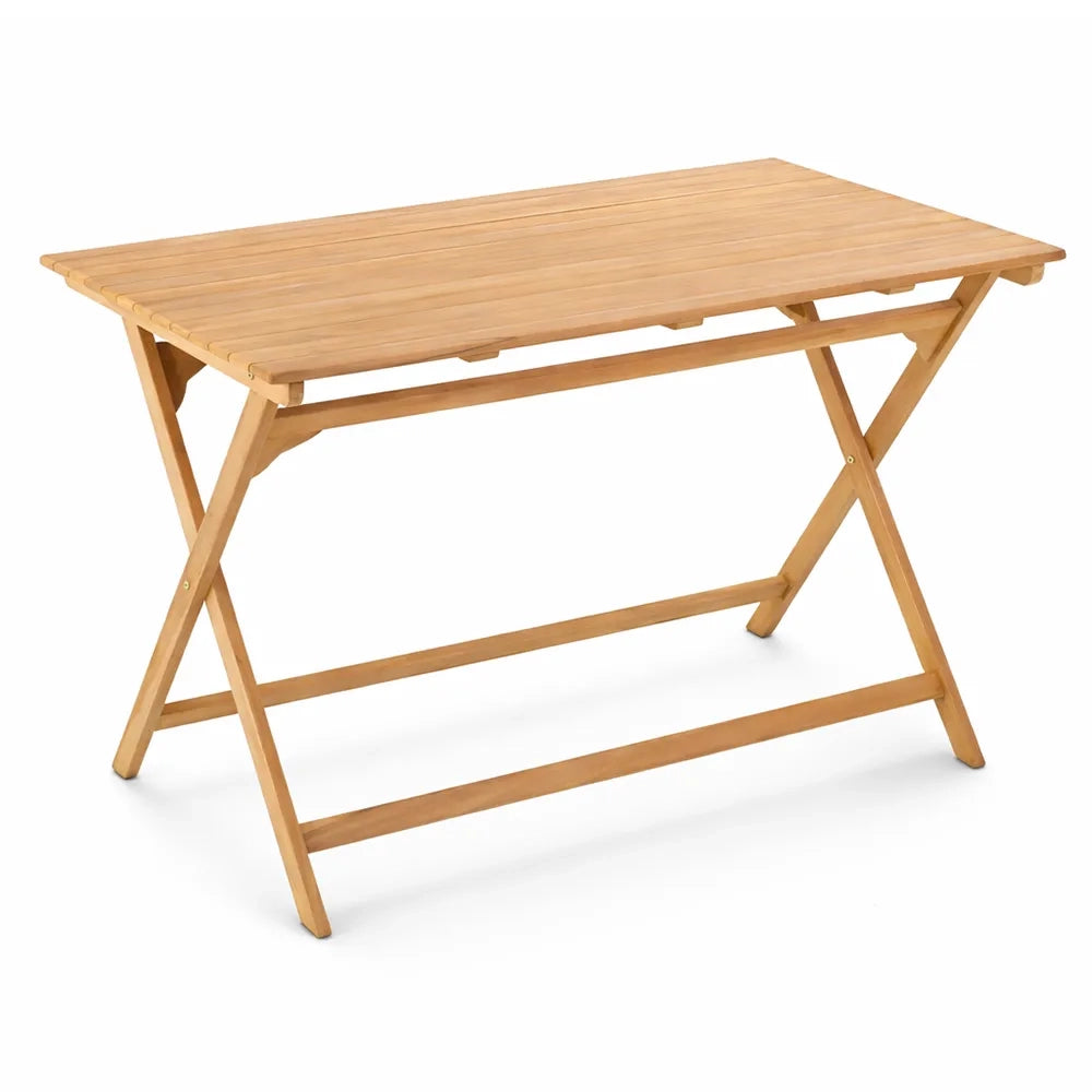 Tavolo Pieghevole da Giardino in Legno Teak – Banchetto