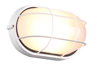 Plafoniera da Esterno Attacco E27 in Alluminio Bianco Opaco