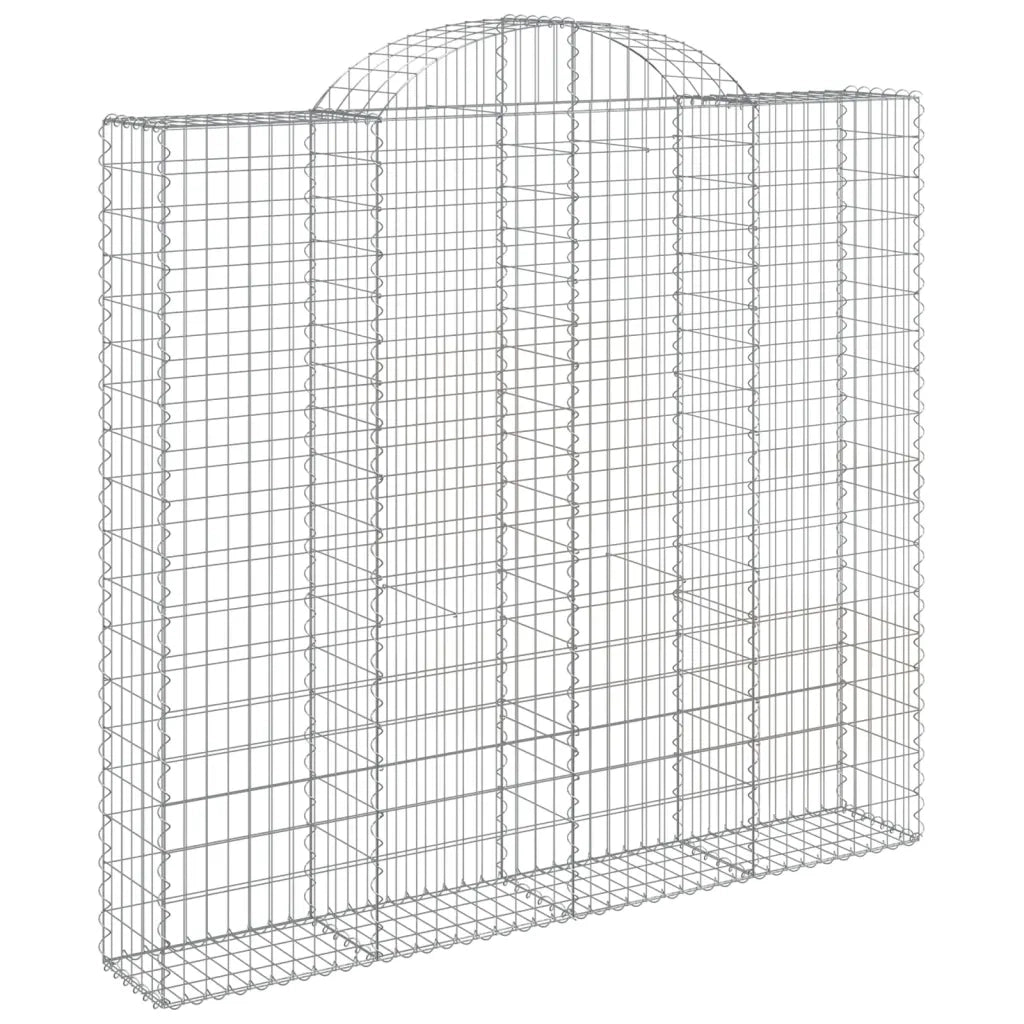 Cesto Gabbione ad Arco 200x50x180/200 cm Ferro Zincatocod mxl 80133