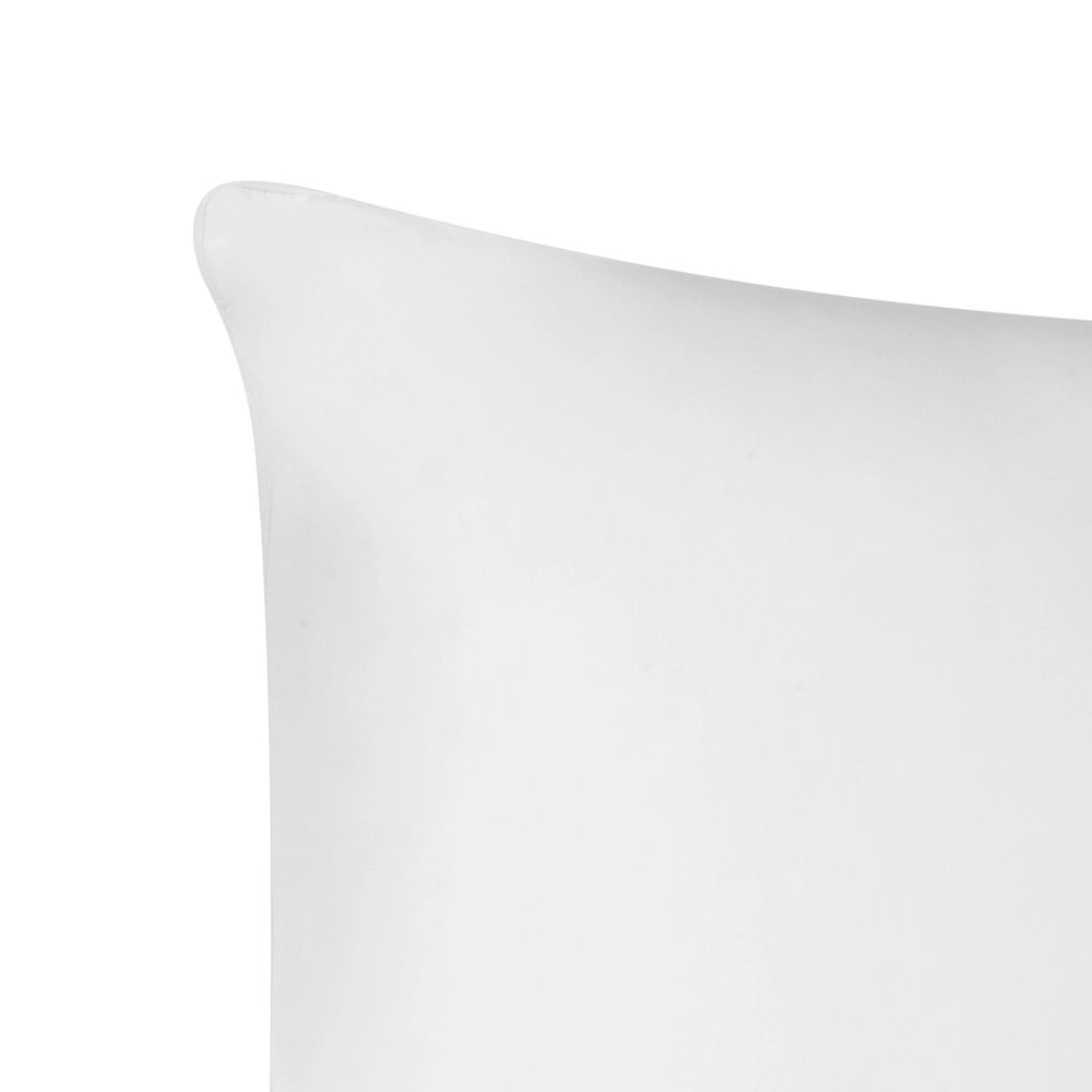 Guanciale rettangolare per camera da letto in cotone di japara con fodera in poliestere bianco a basso profilo 80 x 80 cm camera da letto cuscino morbido