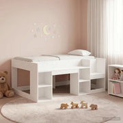 Struttura per Letto per Bambini con Ripostiglio Bianco 3422619