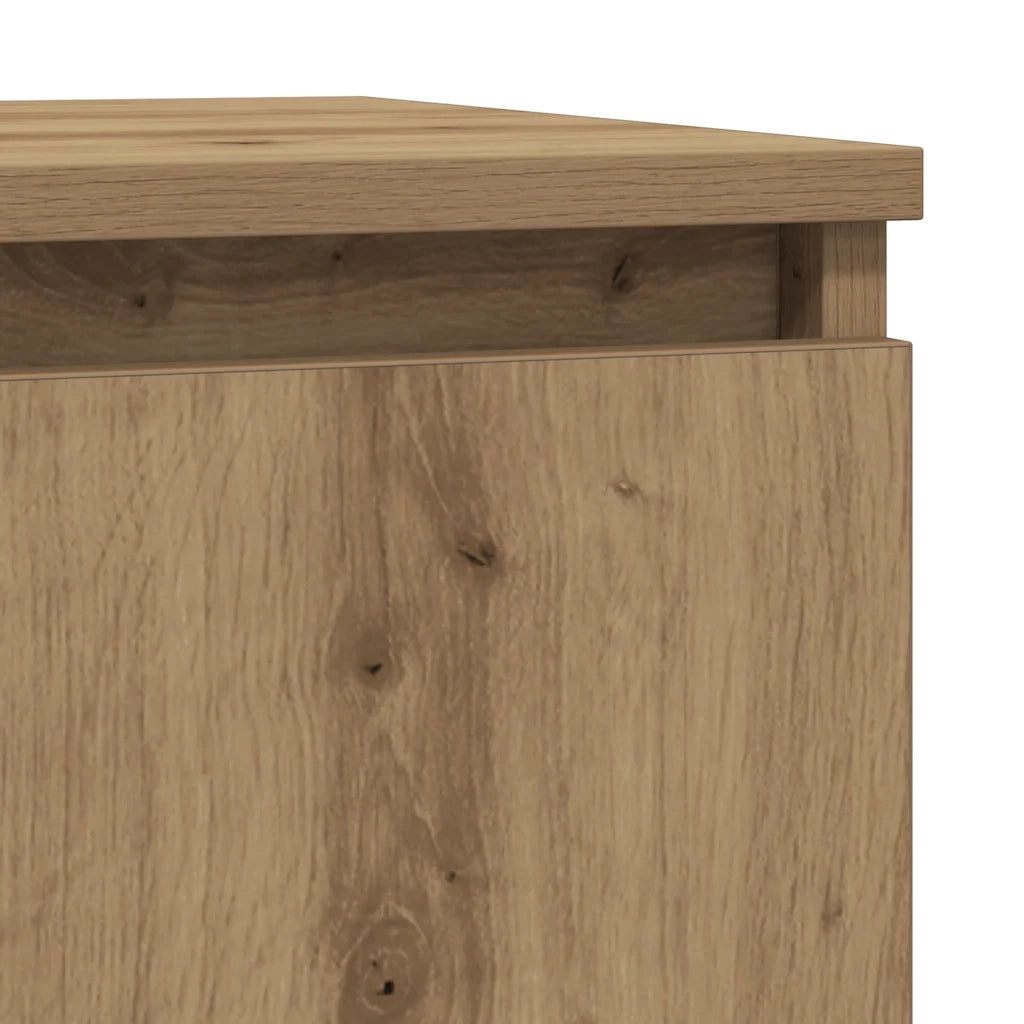 Credenza Rovere Artigianale 29,5x34x76 cm in Legno Multistrato
