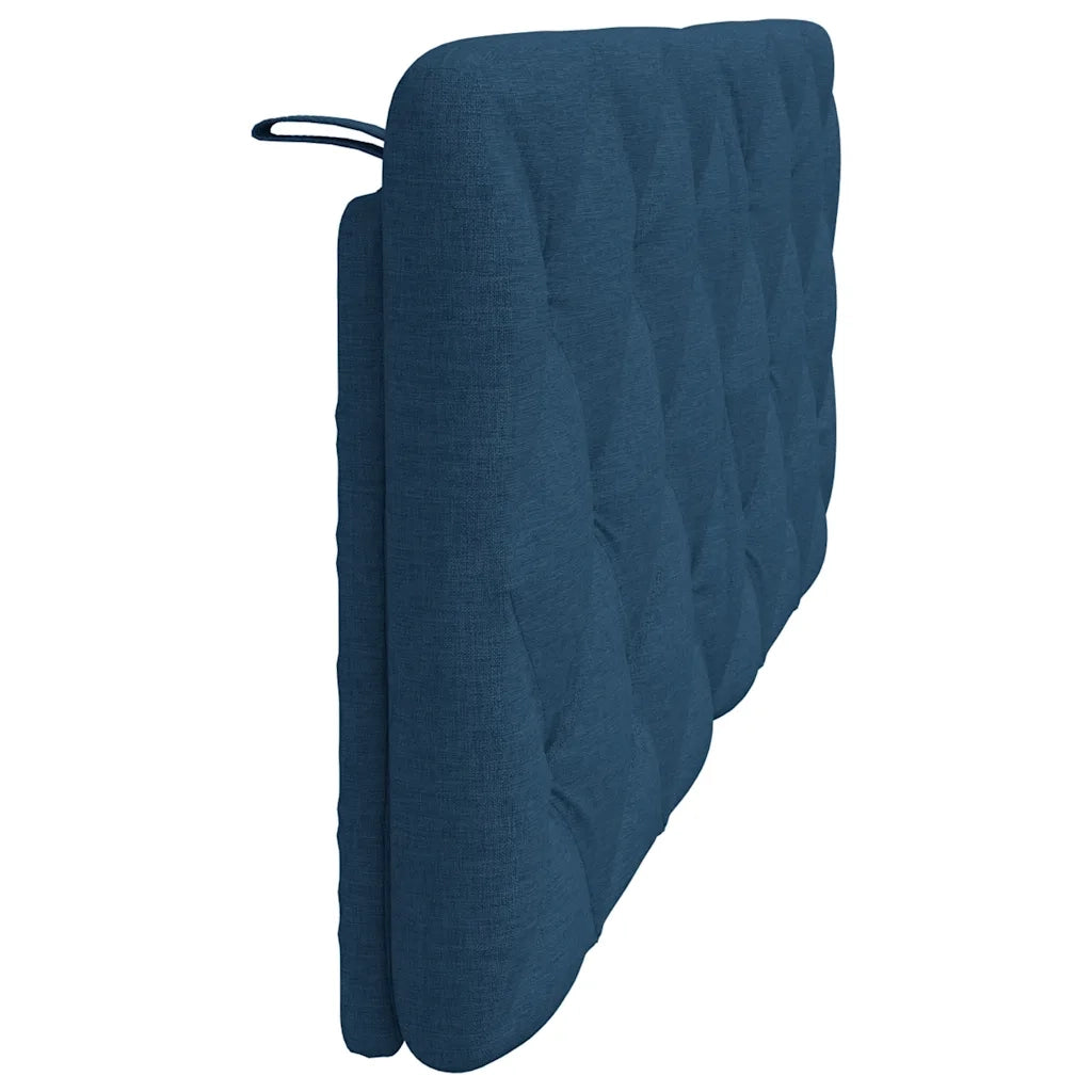 Cuscino Testiera-Cuscino per Testiera Blu 140 cm in Tessuto