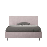 Letto Matrimoniale Large 170x200 cm con Rete Adele Glicine