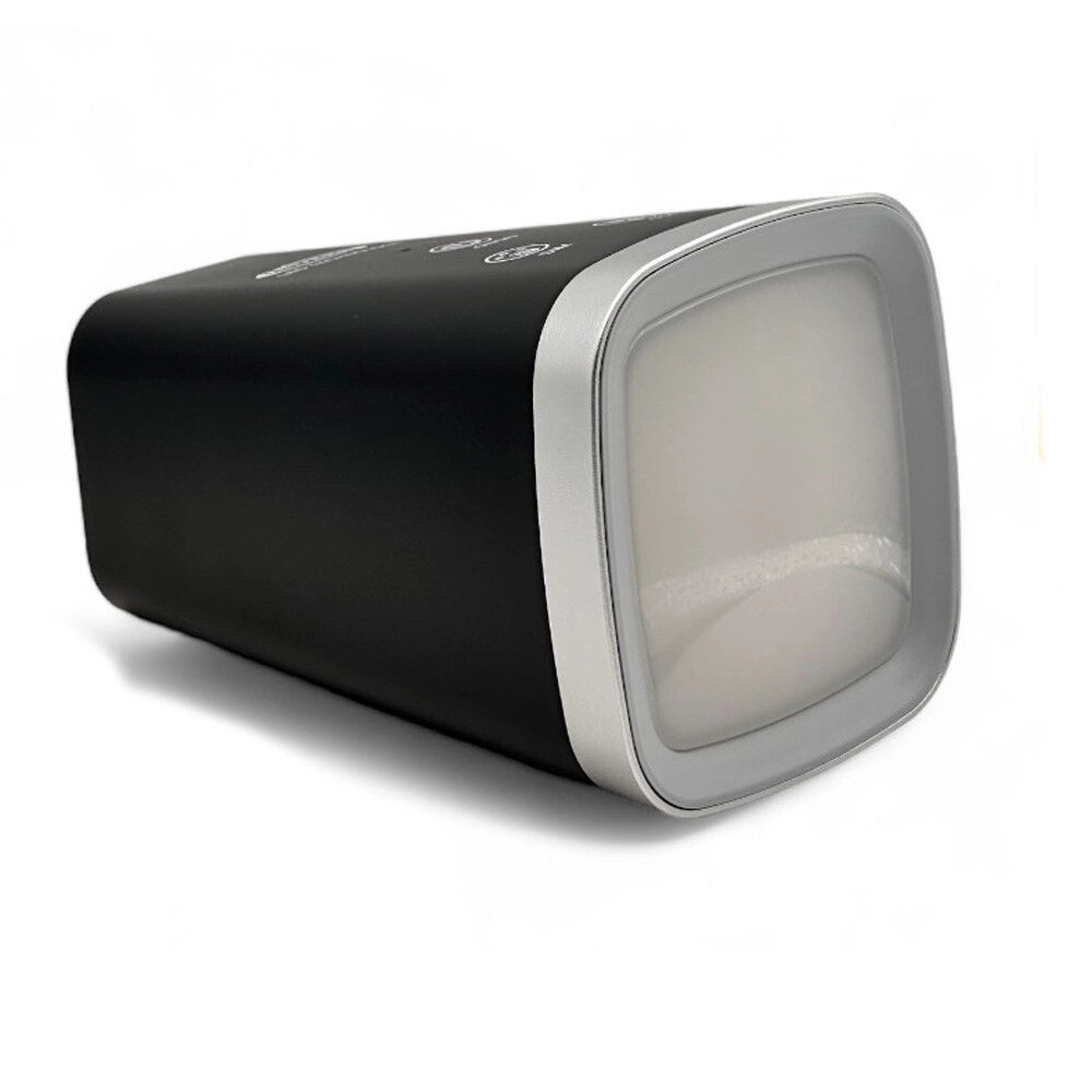 Trade Shop - Lampada 2 In 1 Ricaricabile Scrivania Applique A Led 6w Touch Dimmerabile Cct Bl-1008 - Nero